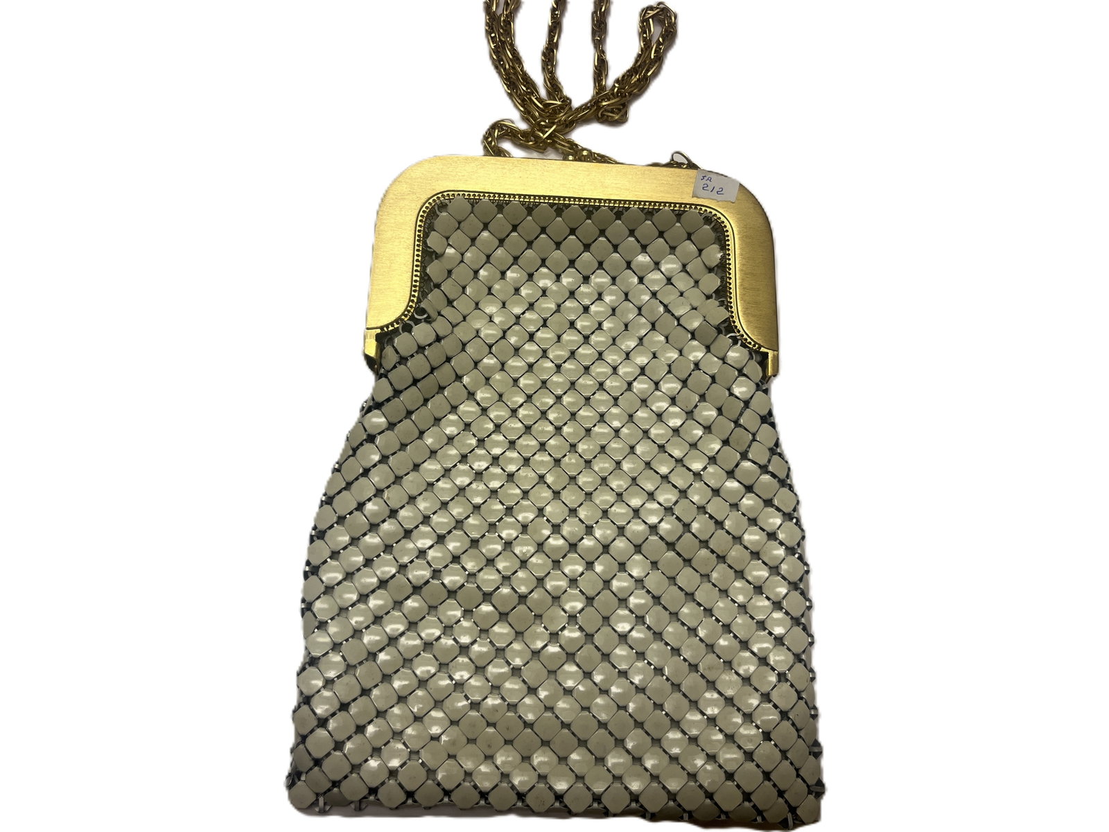 Vintage Whiting & Davis Gold Mesh Evening Bag (1 of 4)