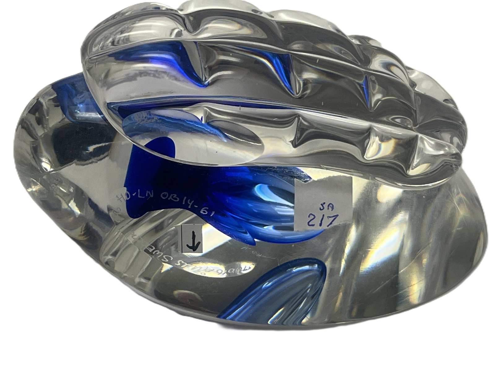 Studio Art Glass Sculpture – Sweden, Signed and Dated , Approx. 6"×4"×3" (1 of 6)