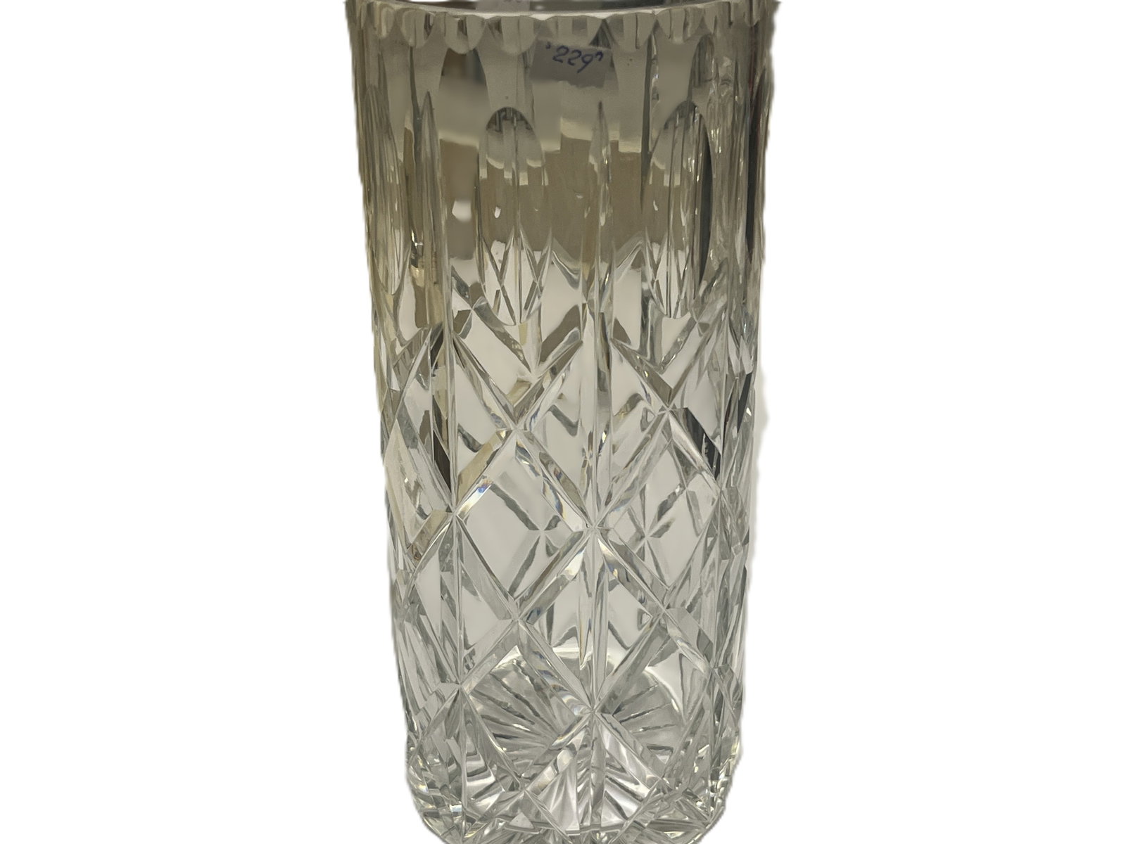 Royal Brierley Cut Crystal Vase, 10 in H (1 of 4)