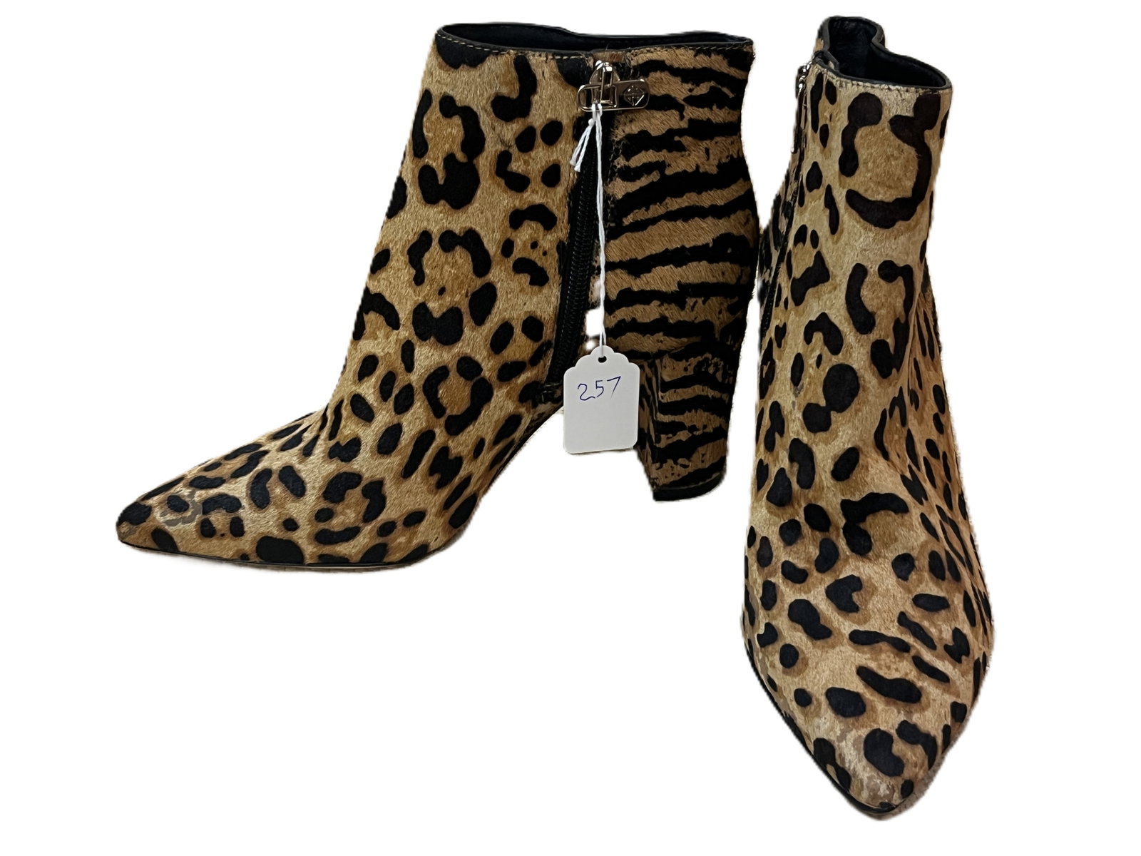 Antonio Melani Dyed Calf Hair Animal?Print Heels (1 of 4)