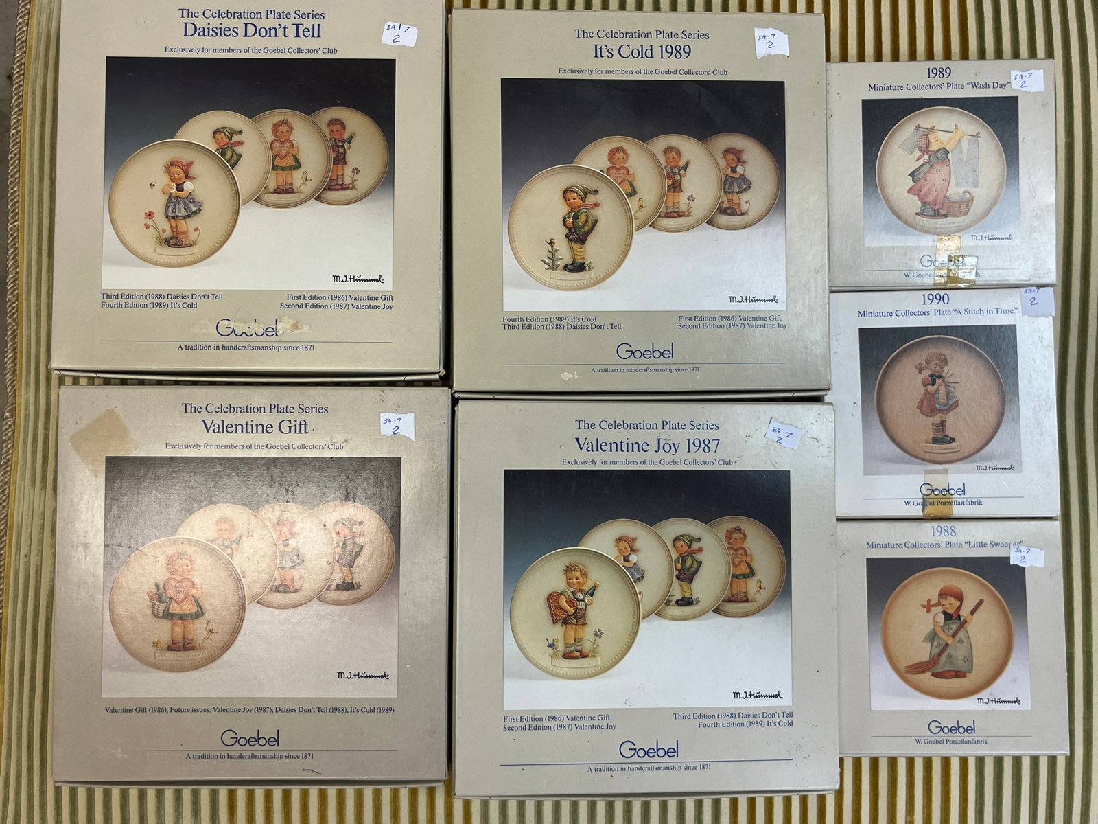 7-Assorted VTG Goebel Plates (1 of 1)