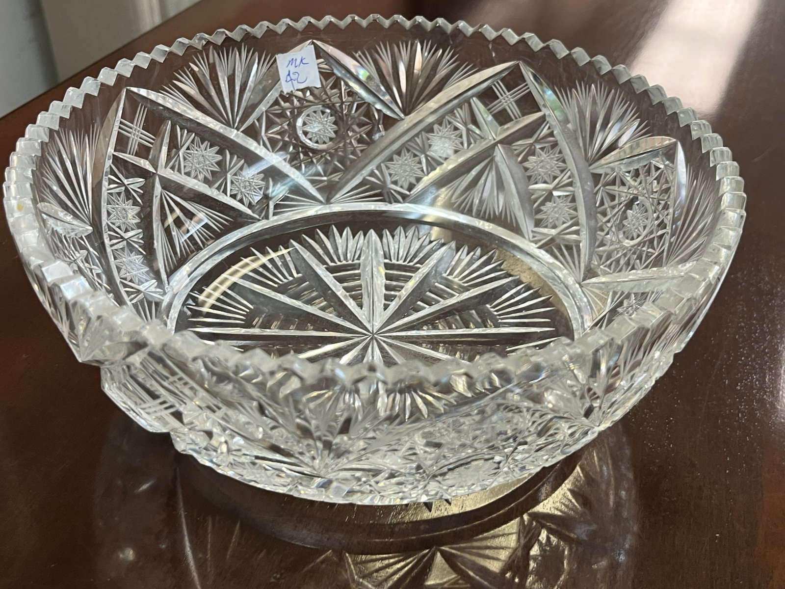 Cut Crystal Bowl, 9.5" (1 of 3)