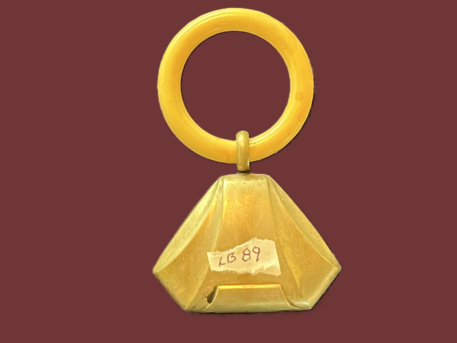 Victorian Silver Baby Rattle with Faceted Bell Form & Ivory Ring – Circa 1880 (1 of 2)