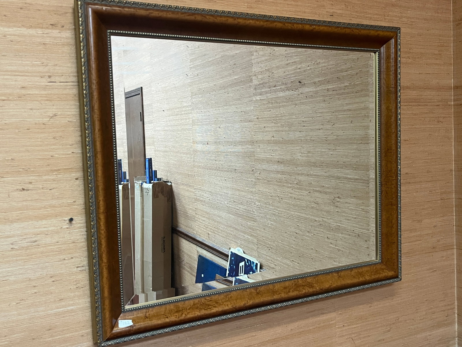 Birds Eye Maple Frame Wall Mirror (1 of 2)
