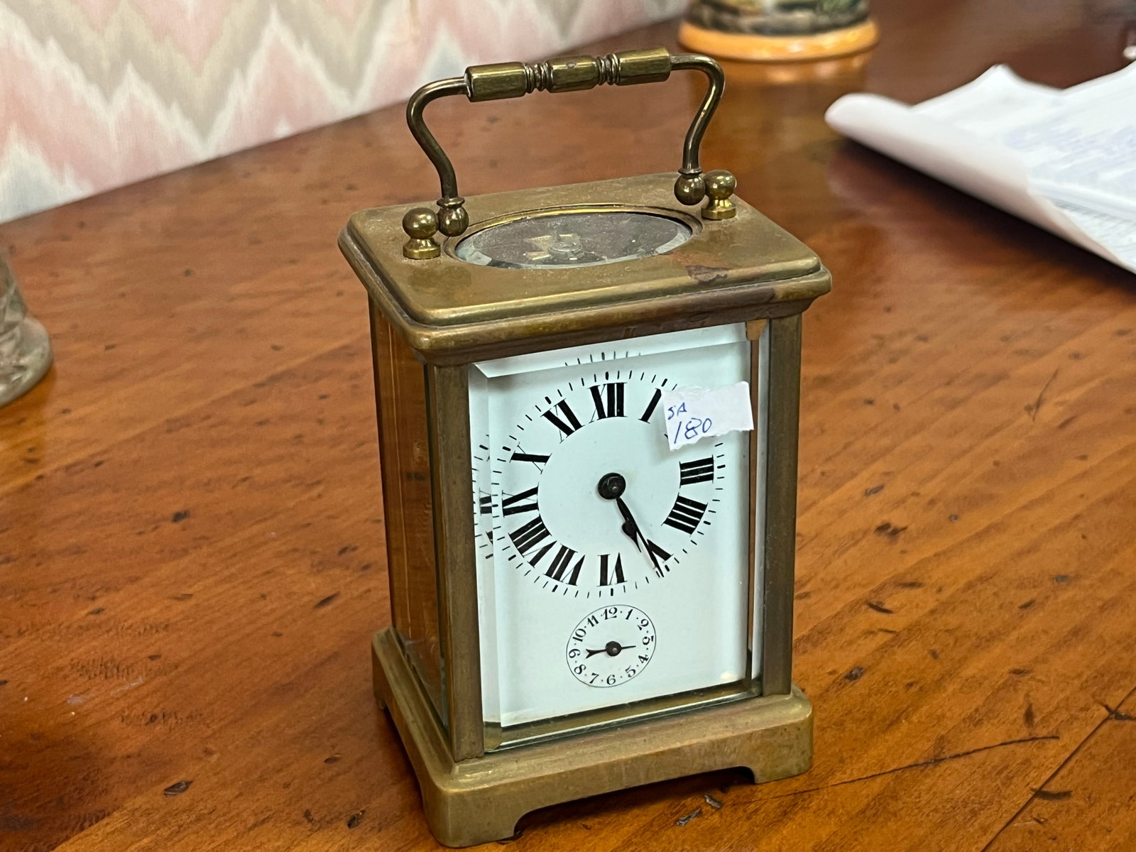 Brass/Glass Carriage Clock by MF&Co. (1 of 3)