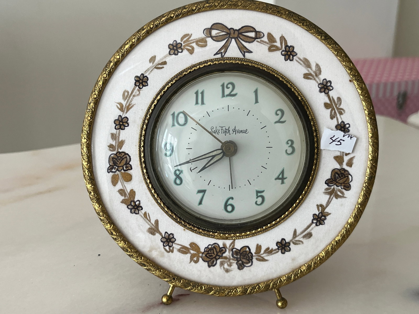 VTG Saks Fifth Avenue Alarm Clock (1 of 2)