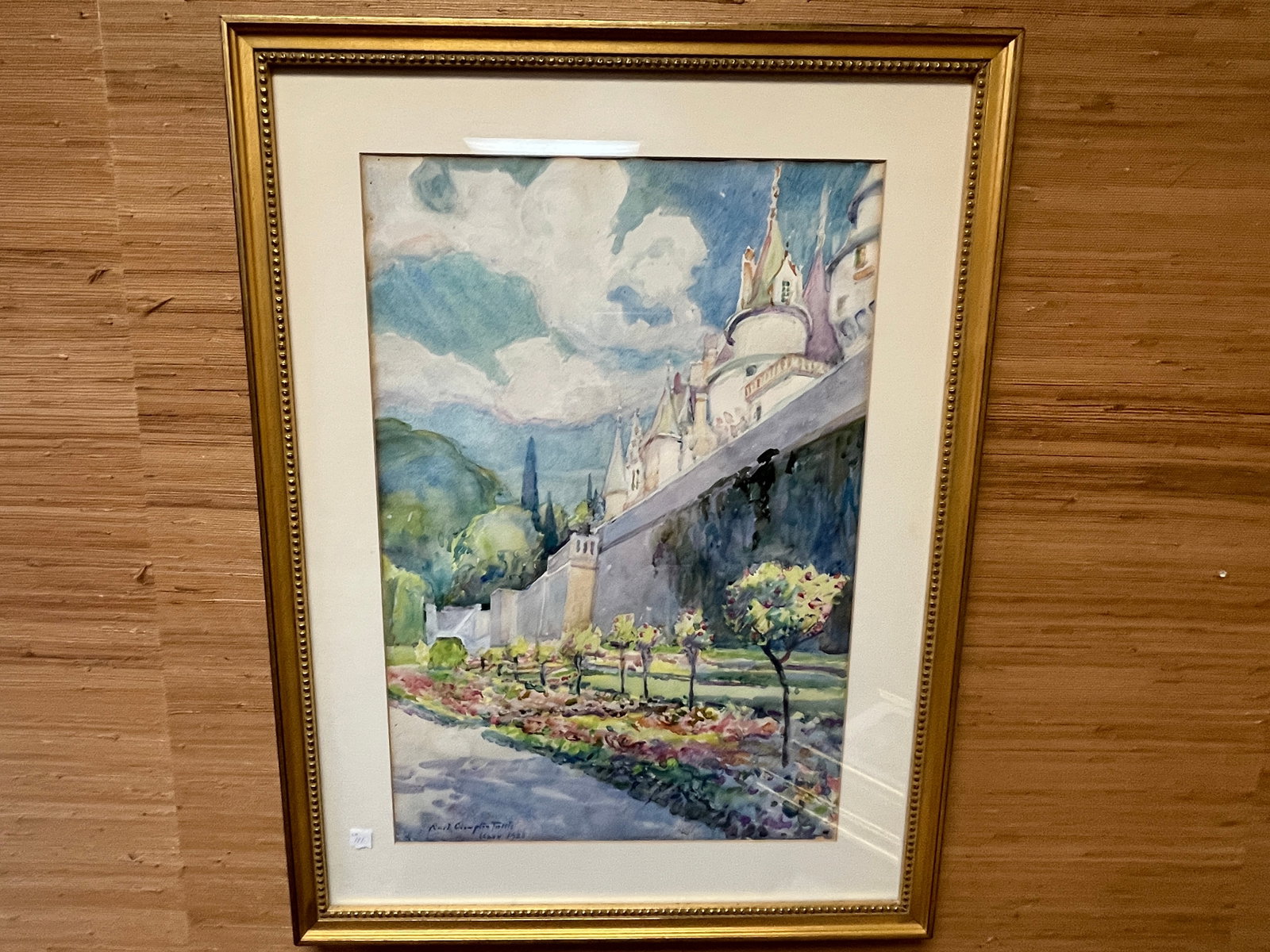Ruel Crompton, Signed & Dated 1928 Watercolor (1 of 2)
