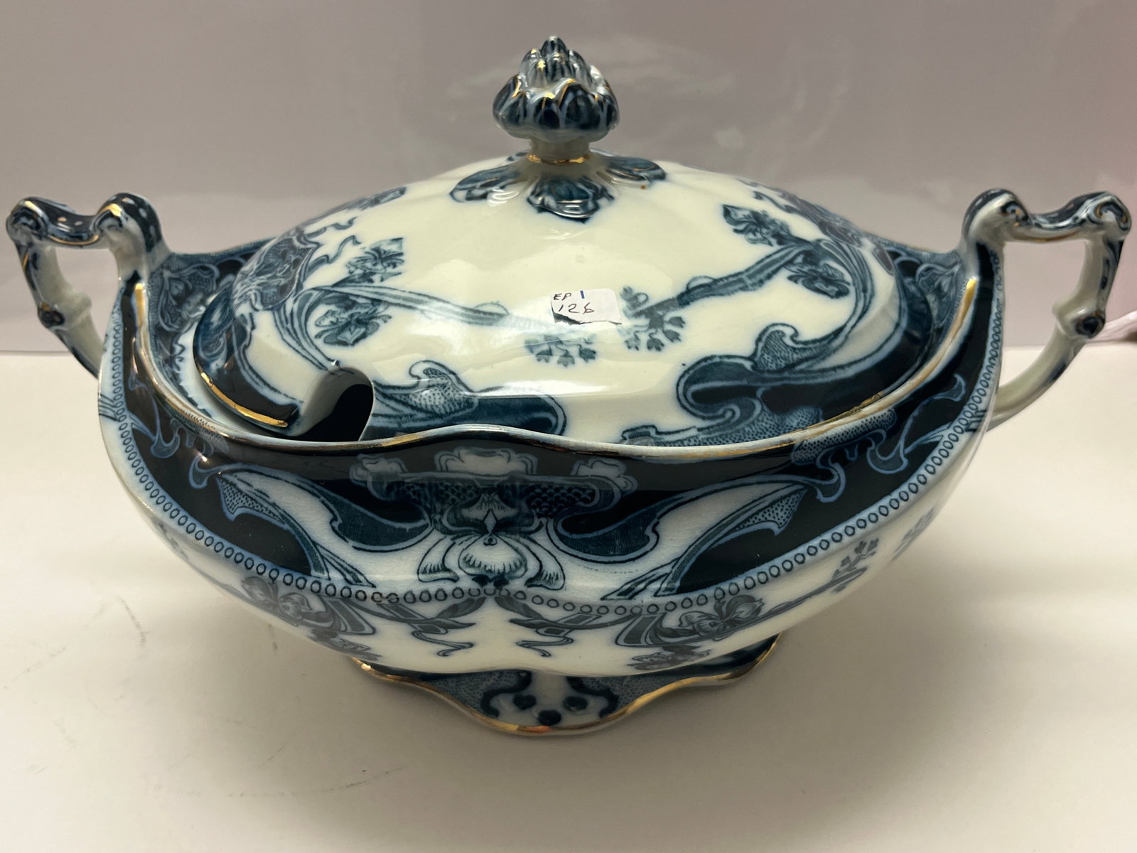 Royal Pottery "Iris" Covered Tureen, Burslem Staffordshire England (1 of 5)