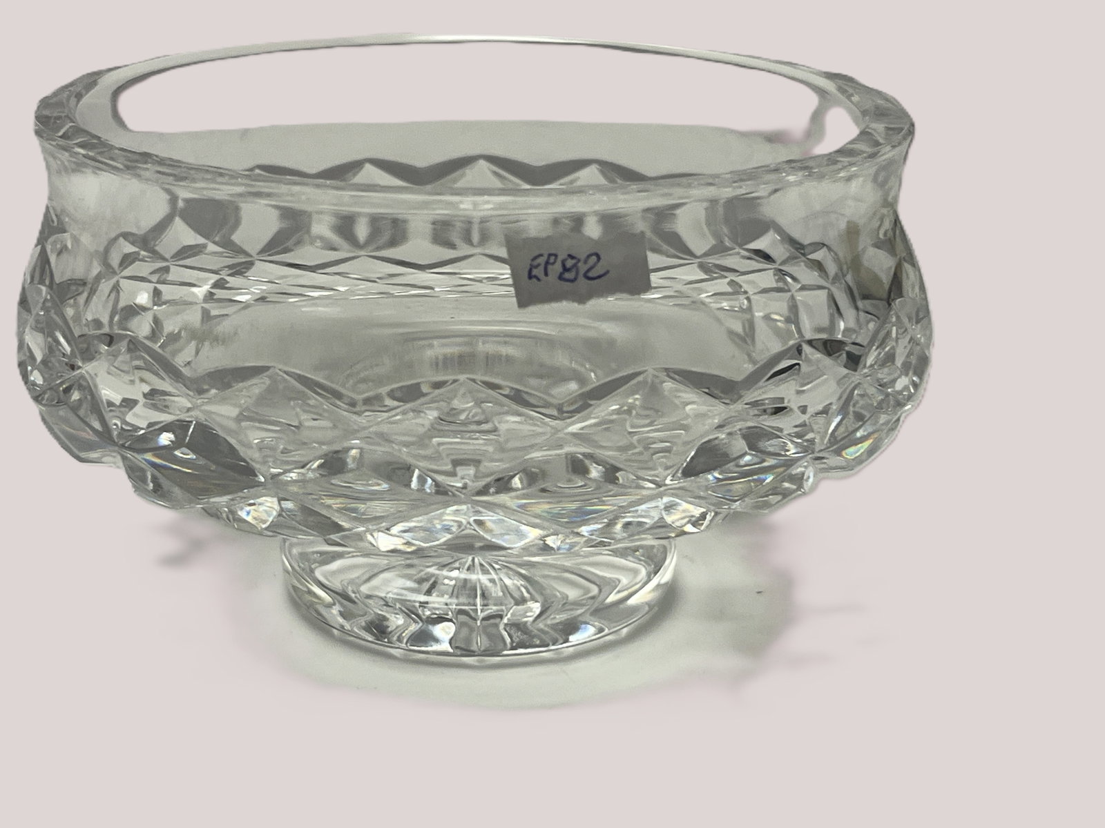 Waterford Cut Crystal Footed Bowl, 3"H (1 of 3)