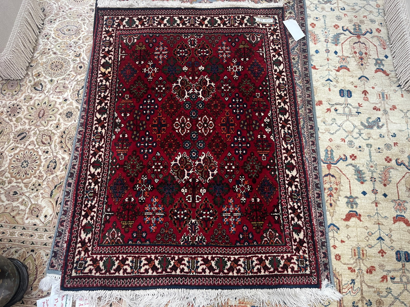 Vintage Persian Josheghan-Style Hand-Knotted Wool Rug, 3'9" x 5'9", Circa 1950s?60s (1 of 5)