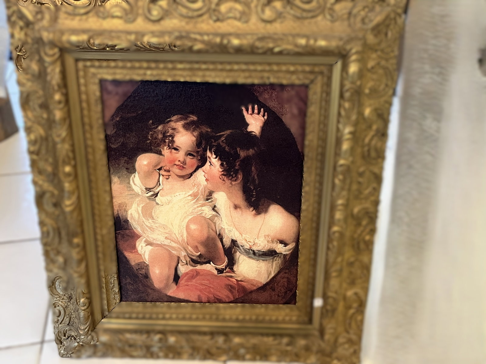 After Sir Thomas Lawrence ?Lady Georgiana Fane & Child? Framed Art Print ? 32.5" x 28" (1 of 1)