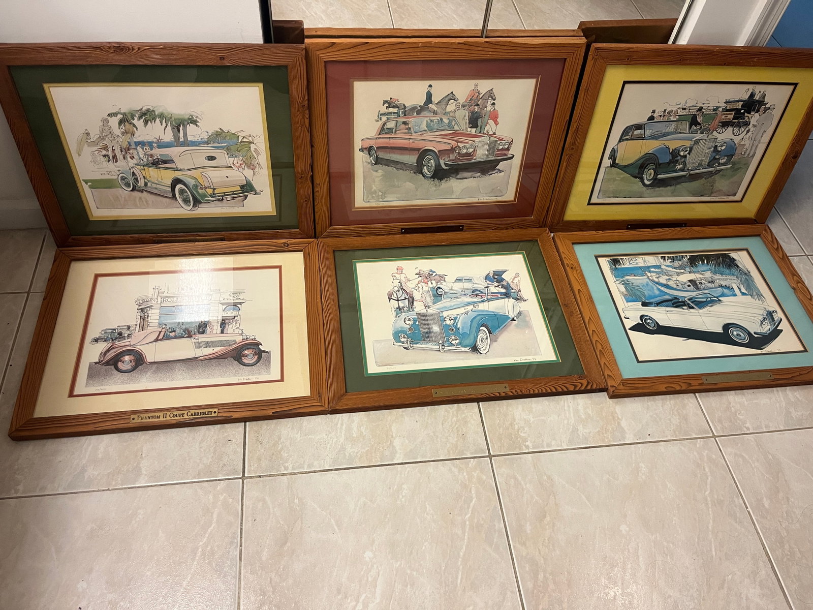 Ken Dallison Limited Edition Style Art Print, Signed in Image, Framed, Approx. 16" x 22" (1 of 6)