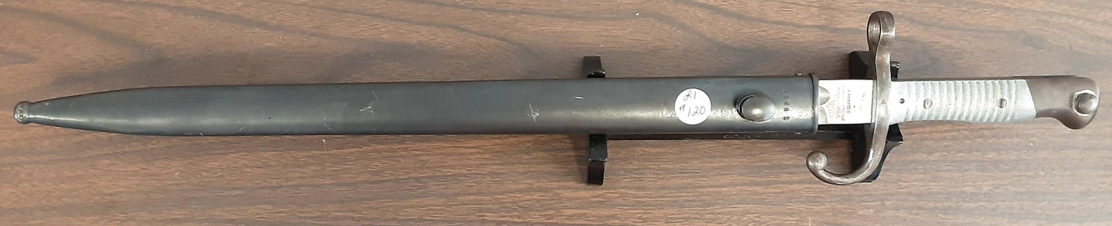 Original German made bayonet, dated 1891: Original German made bayonet, dated 1891 . This bayonet is in great condition. Blade measures 15 1/2 inches long.