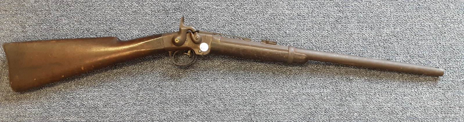 Rare, Gettysburg battlefield found Smith civil war: Rare, Gettysburg battlefield found Smith civil war carbine. This outstanding civil war historical artifact was on display in the Museum of the Civil War Soldier, Gettysburg, PA. Found near cavalry fie