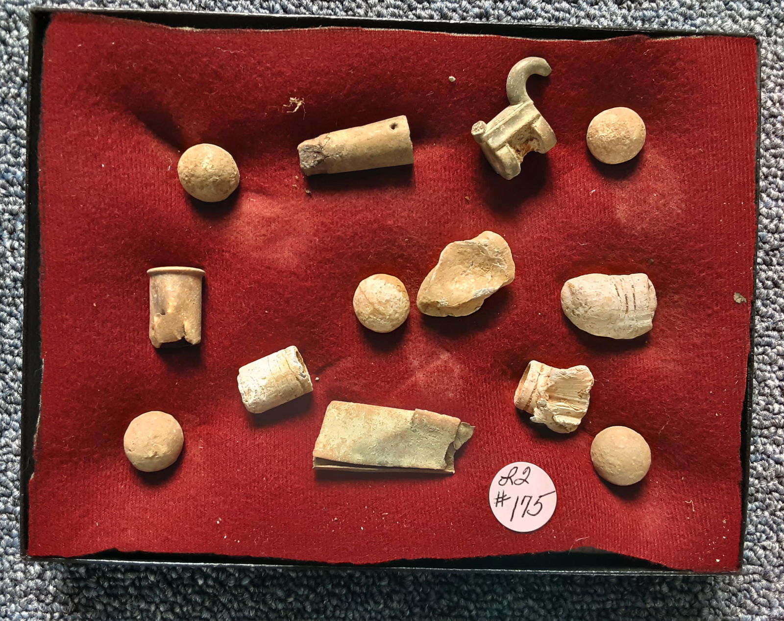Collection of Dug civil war relics: Collection of Dug civil war relics. Bullets, shell casings, etc.