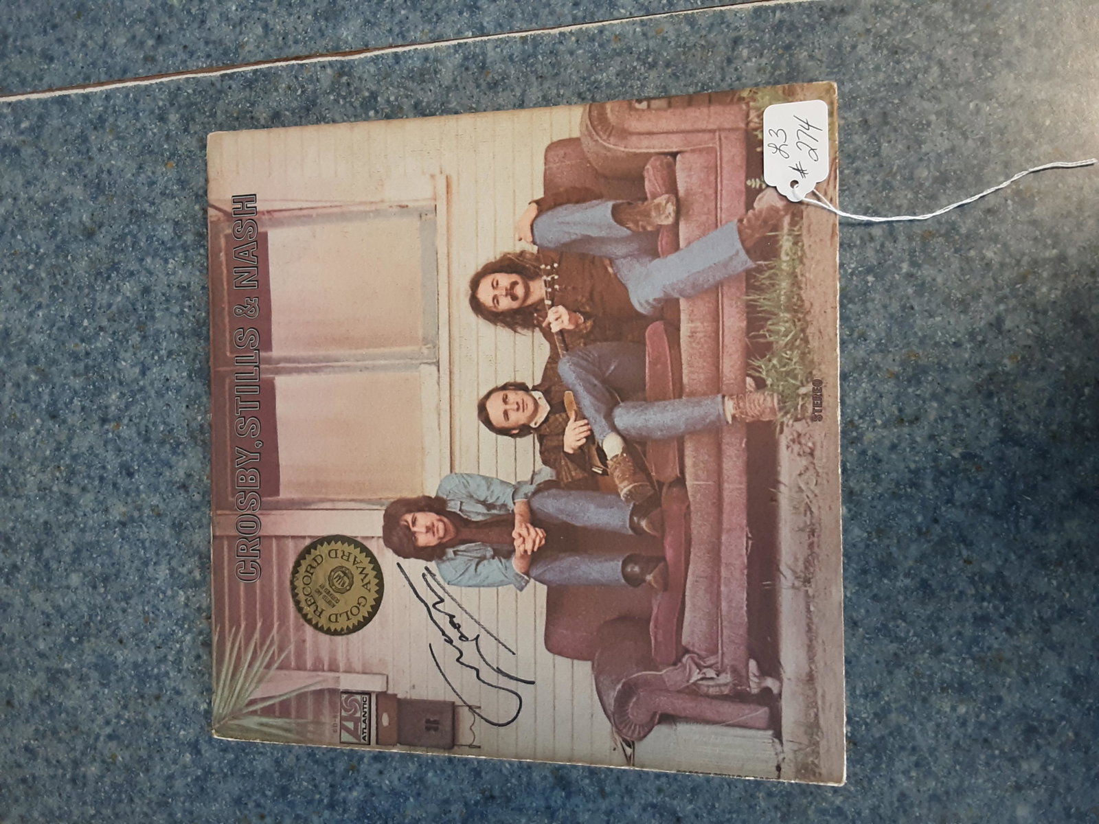 Autographed Crosby Stills and Nash album. Signed by: Hand signed, autographed Crosby stills and Nash album. Signed by Graham Nash.