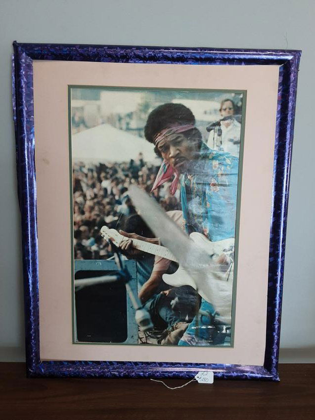 Rare, original Jimi Hendrix Woodstock poster: Rare, original Jimi Hendrix Woodstock poster number 676. A great piece to add to your collection.