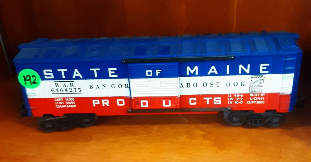 LIONEL STATE OF MAINE TRAIN You are bidding on a LIONEL: You are bidding on a LIONEL STATE OF MAINE TRAIN... a very nice condition train to add to your collection!