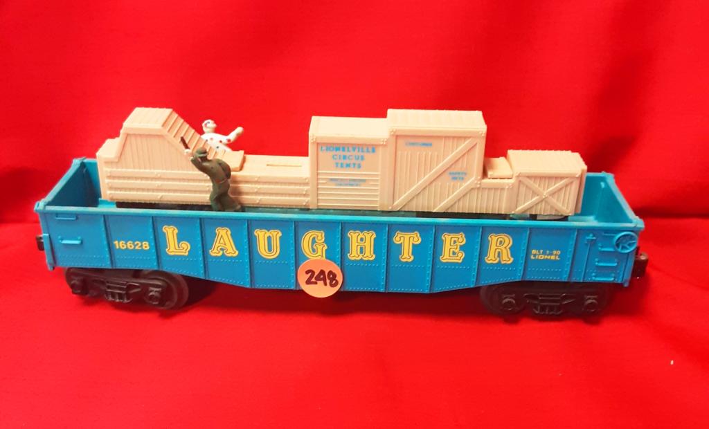 LIONEL 16628 LAUGHTER TRAIN You are bidding on a LIONEL: You are bidding on a LIONEL 16628 LAUGHTER TRAIN.... A great item to add to your collection!