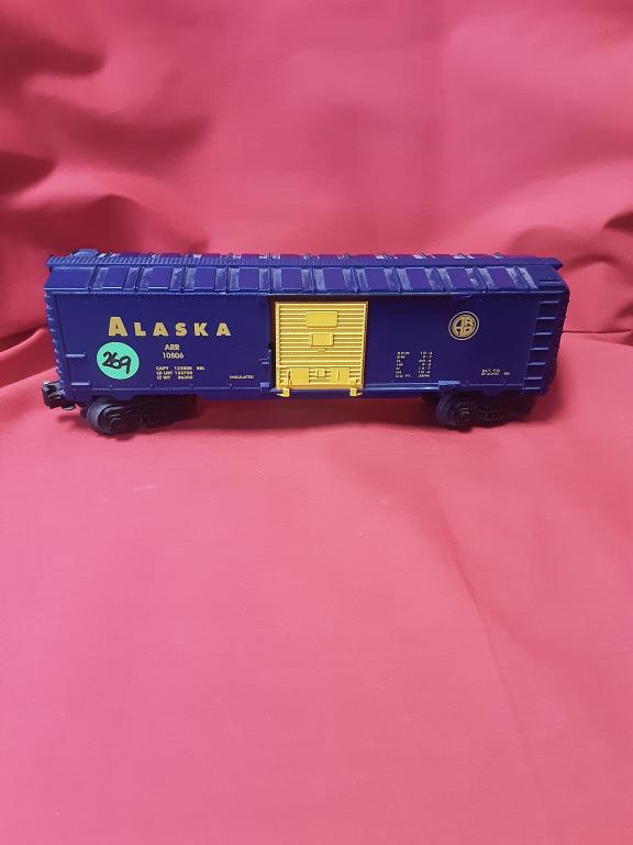 LIONEL ALASKA TRAIN You are bidding on a LIONEL ALASKA: You are bidding on a LIONEL ALASKA TRAIN.... A great item to add to your collection!