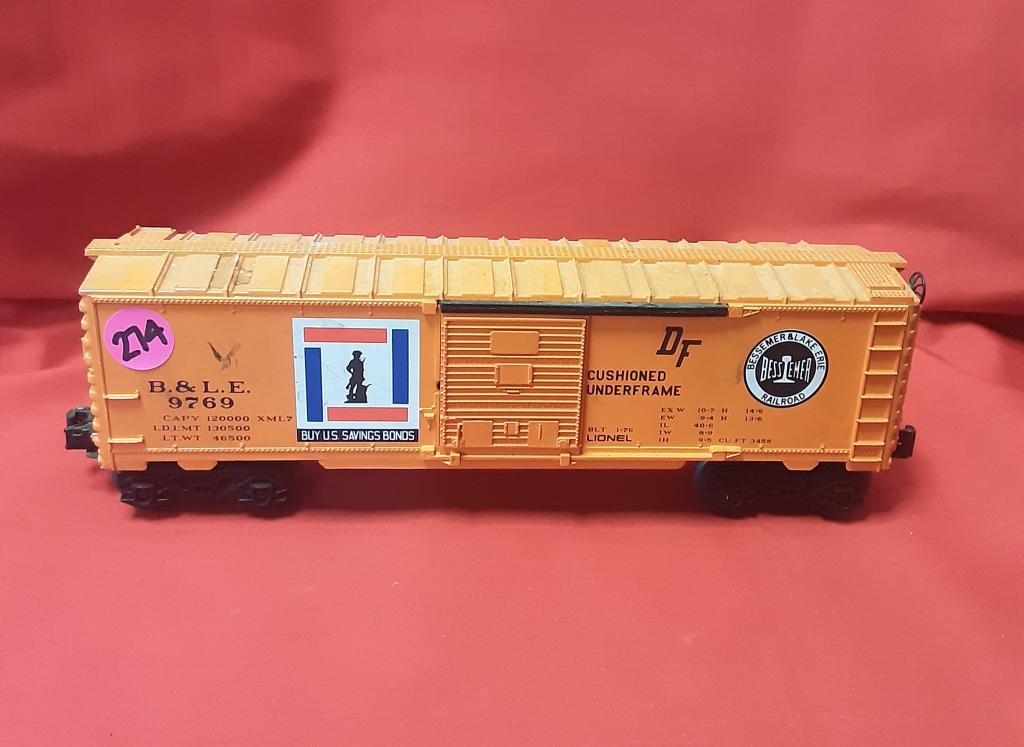 LIONEL US SAVINGS BONDS TRAIN You are bidding on a: You are bidding on a LIONEL US SAVINGS BOND TRAIN.... A great item to add to your collection!