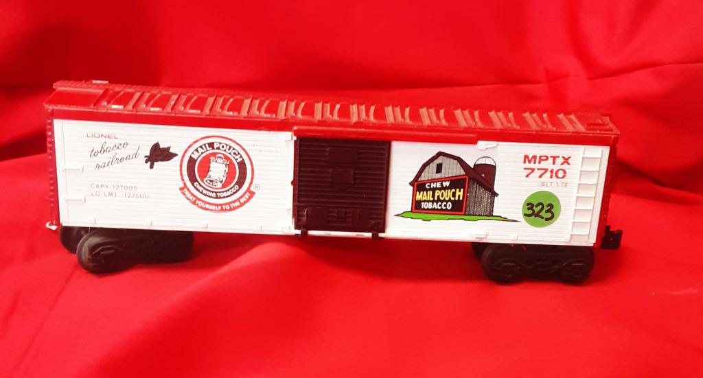LIONEL MAIL POUCH TOBACCO TRAIN You are bidding on a: You are bidding on a LIONEL MAIL POUCH TOBACCO TRAIN.... A great item to add to your collection!