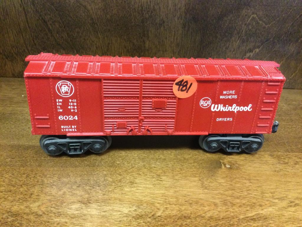 Lionel Whirlpool #6024 boxcar: Lionel Whirlpool #6024 boxcar