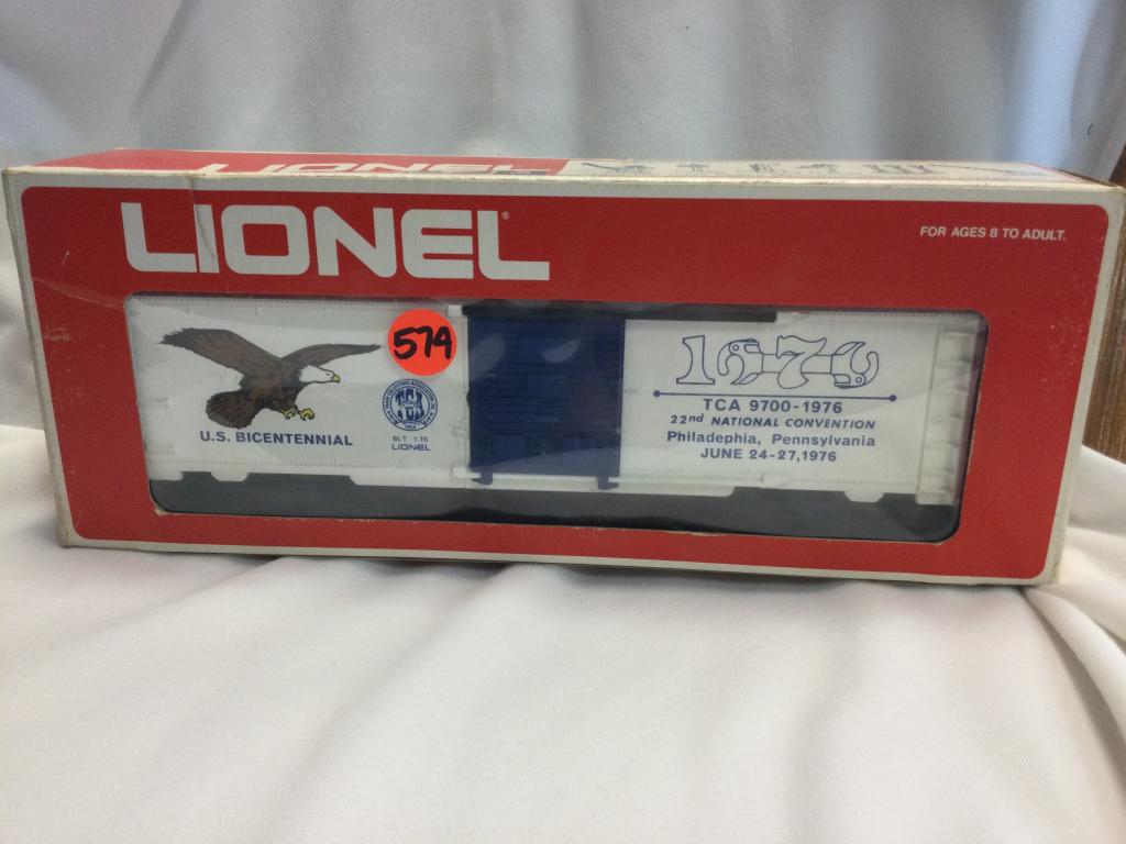 LIONEL US BI CENTENNIAL BOX CAR You are bidding on: You are bidding on LIONEL US BICENTENNIAL BOX CAR, A GREAT ADDITION TO YOUR COLLECTION!