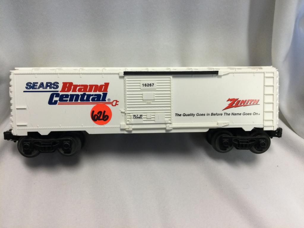 LIONEL SEARS ZENITH BOX CAR You are bidding on a LIONEL: You are bidding on a LIONEL SEARS ZENITH BOX CAR, a great addition to your collection!