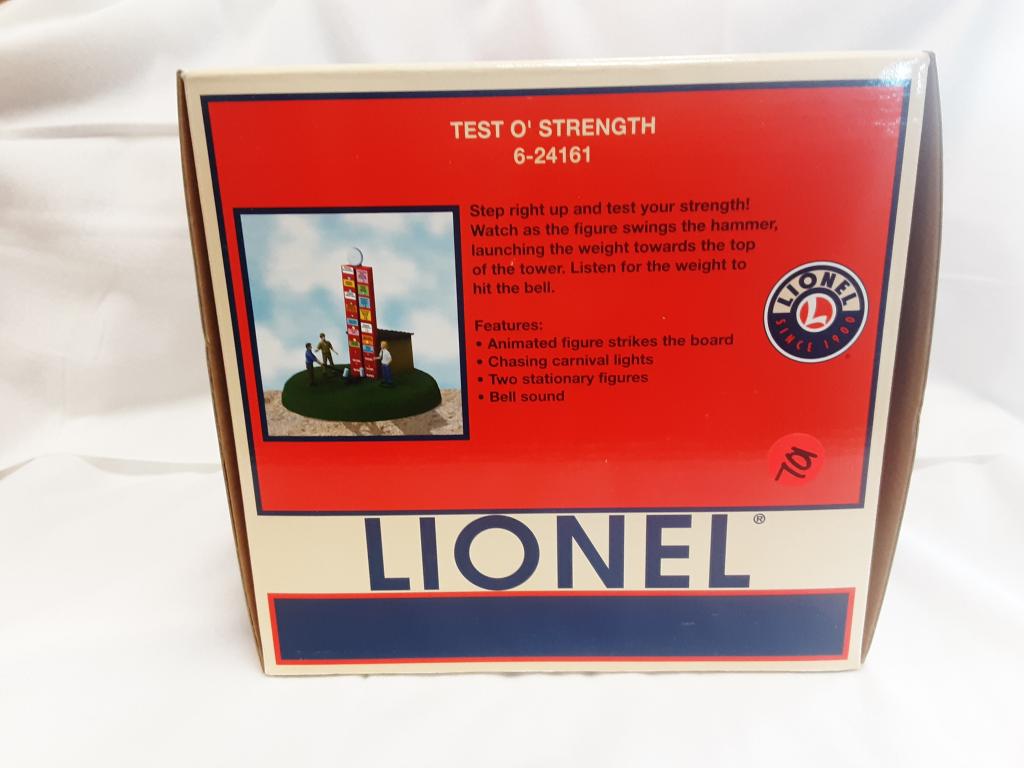 LIONEL TEST O STRENGTH 6-24161 You are bidding on: You are bidding on LIONEL TEST O STRENGTH 6-24161 A great addition to your collection!