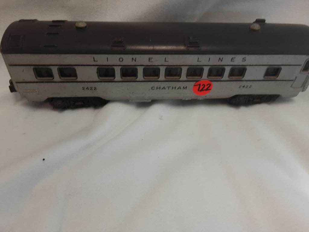 LIONEL LINES CHATHAM CAR 2422 You are bidding on aYou: You are bidding on aYou are bidding on a LIONEL LINES CHATHAM CAR 2422 A great addition to your collection!