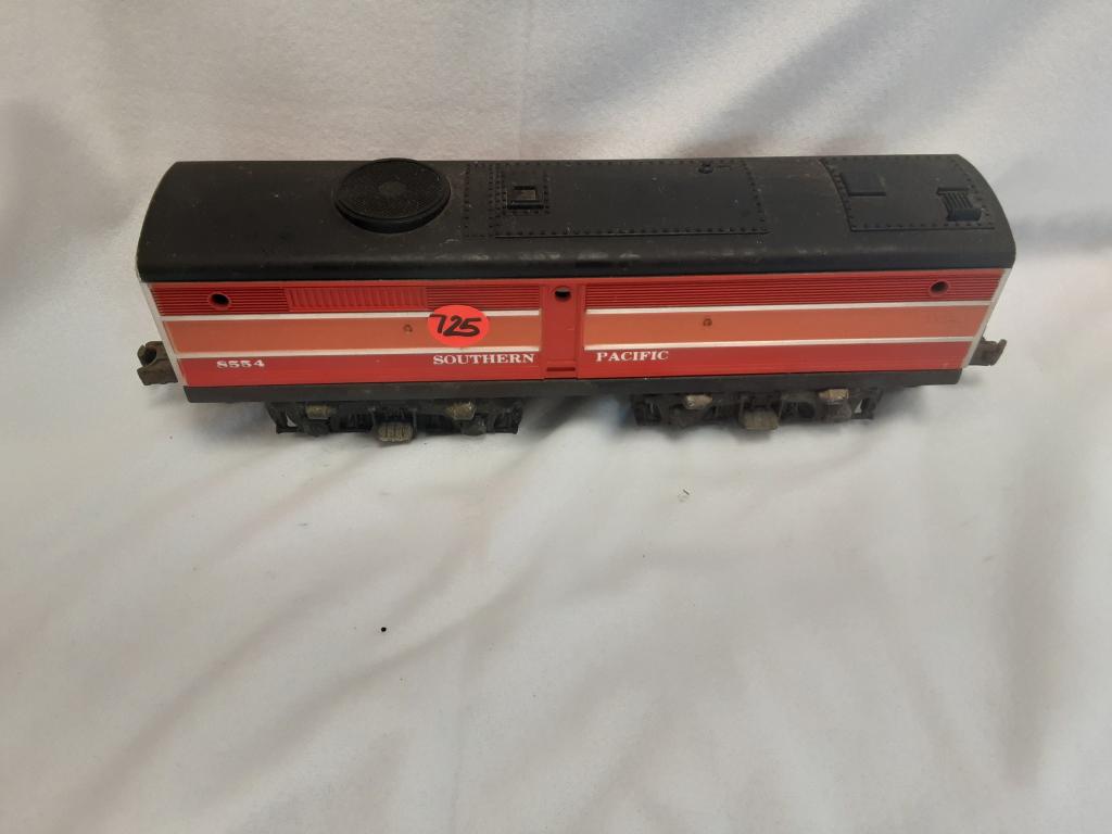 LIONEL SOUTHERN PACIFIC RAILROAD CAR 8554 You are: You are bidding on a LIONEL SOUTHERN PACIFIC RAILROAD CAR 8554 A great addition to your collection!