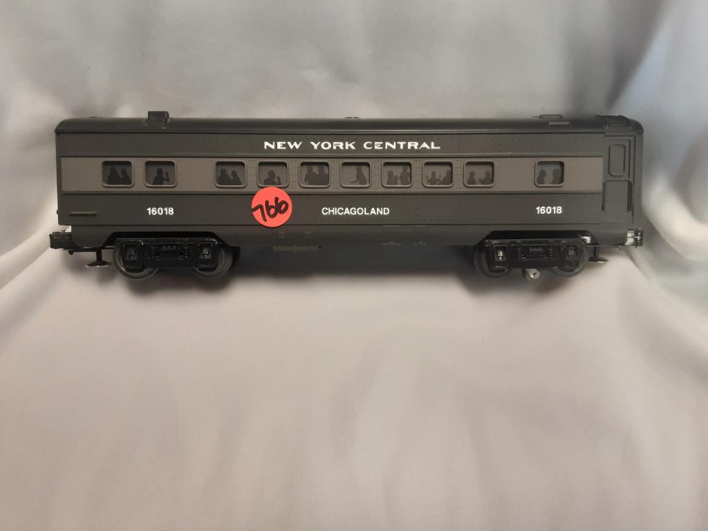 LIONEL NEW YORK CENTRAL CHICAGOLAND COACH 16015 You are: You are bidding on a LIONEL NEW YORK CENTRAL CHICAGOLAND COACH PASSENGER CAR 16015 A great addition to your collection!