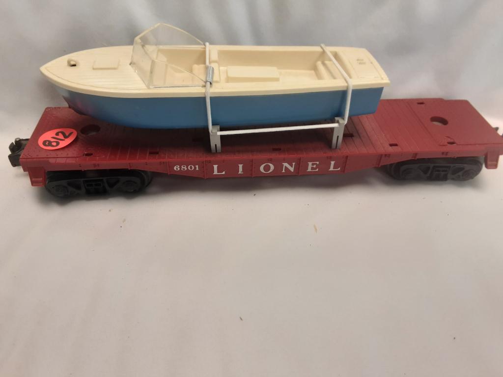 LIONEL FLAT BED HAULER BOAT YOU ARE BIDDING ON A LIONEL: YOU ARE BIDDING ON A LIONEL FLAT BED HAULER BOAT... A GREAT ITEM TO ADD TO YOUR COLLECTION!