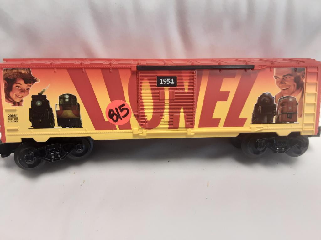 1954 LIONEL BOX CAR YOU ARE BIDDING ON A 1954 LIONEL: YOU ARE BIDDING ON A 1954 LIONEL BOX CAR... A WONDERFUL ITEM TO ADD TO YOUR COLELCTION!