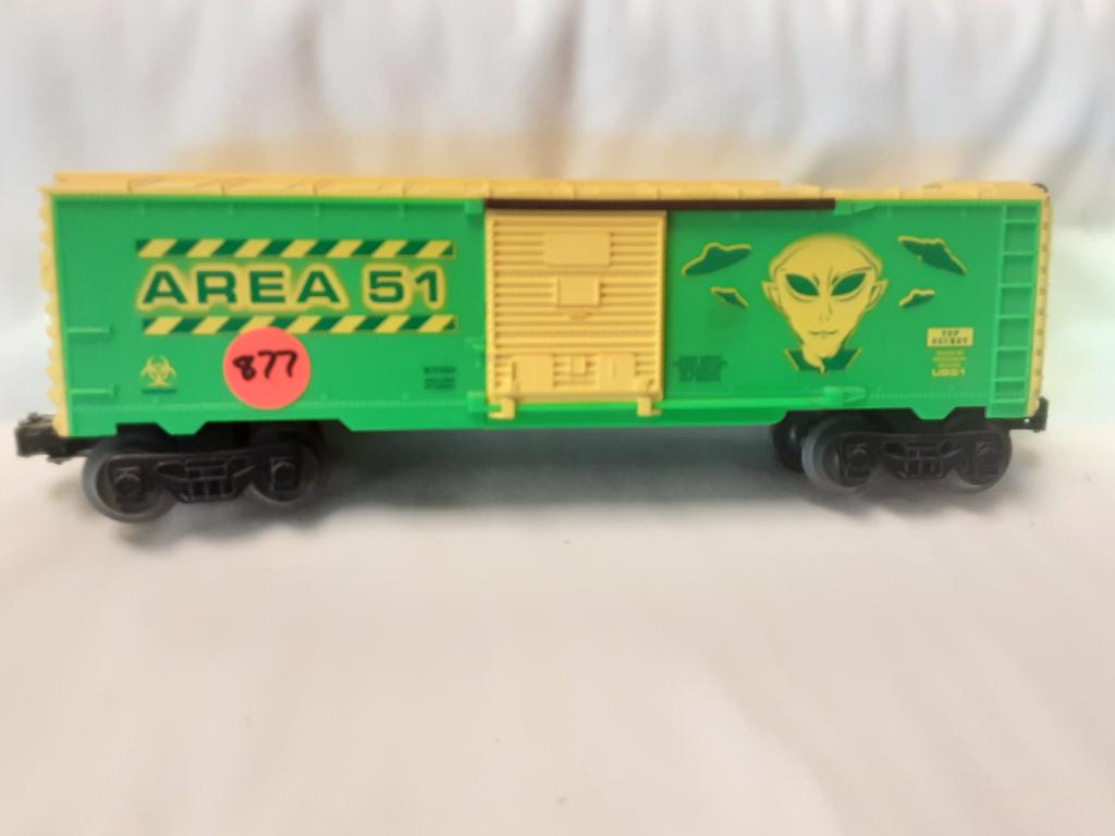 LIONEL AREA 51 BOXCAR (1 of 1)