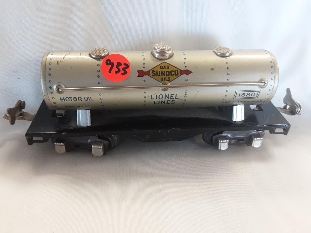 LIONEL LINES SUNOCO TANKER: LIONEL LINES SUNOCO TANKER