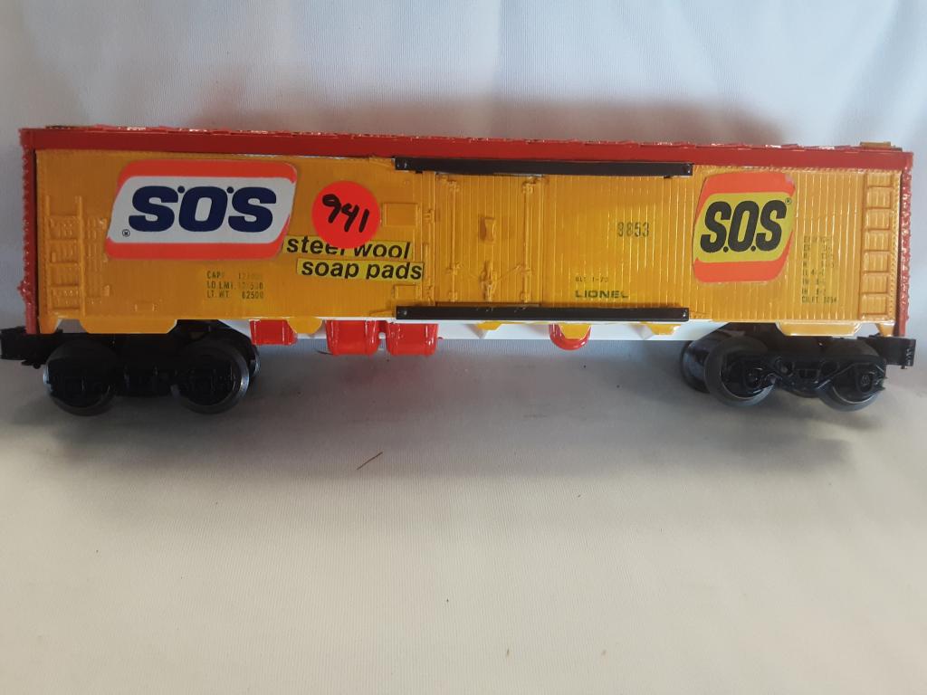 LIONEL S.O.S. BOX CAR: LIONEL S.O.S. BOX CAR