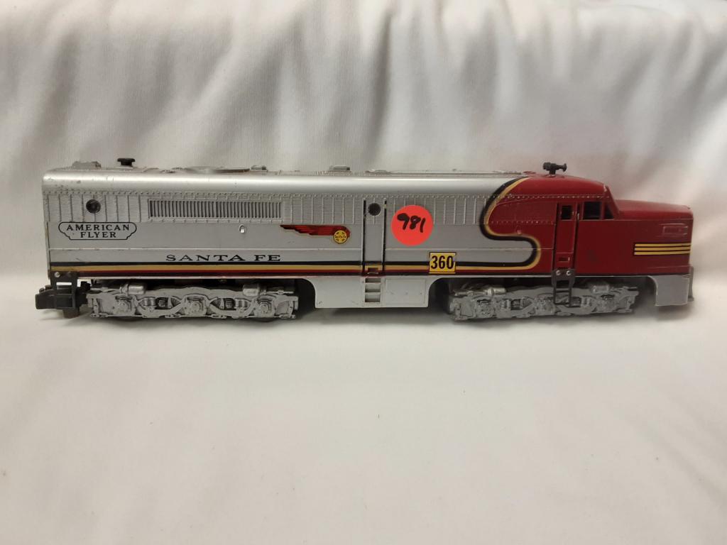 LIONEL SANTA FE AMERICAN FLYER #360 ENGINE (1 of 1)