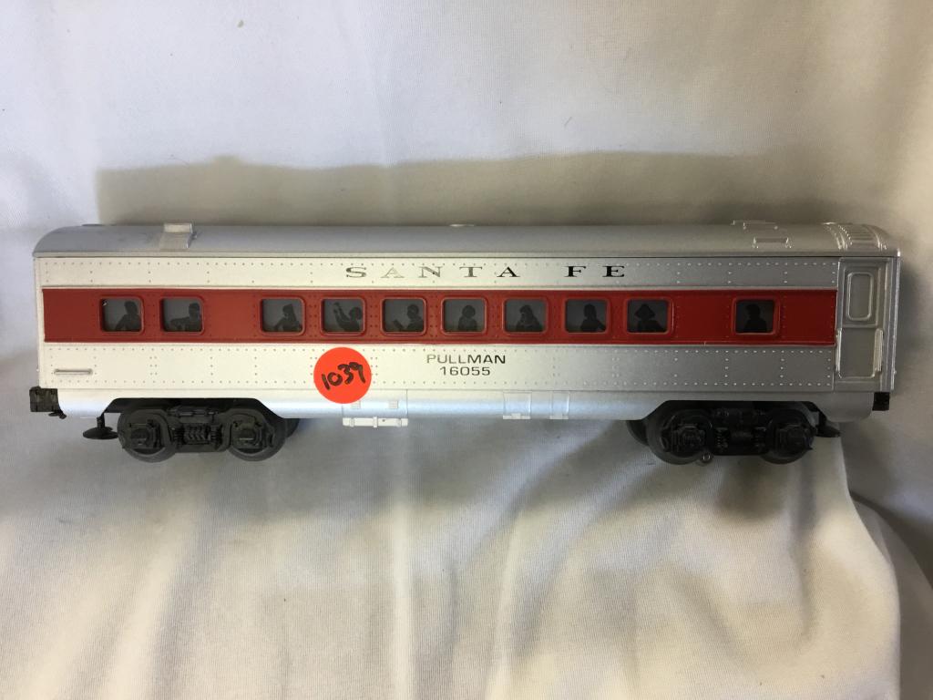 LIONEL SANTA FE PULLMAN PASS. CAR You are bidding on a: You are bidding on a LIONEL SANTA FE PULLMAN PASSENGER CAR, a nice piece to add to your collection!