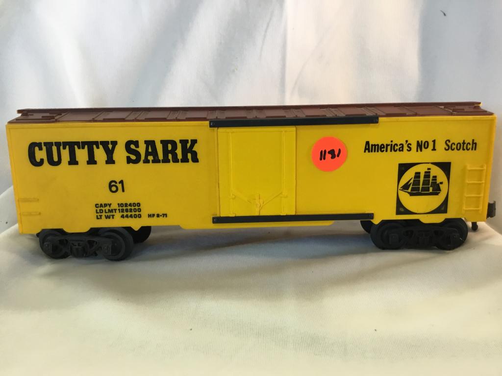 LIONEL CUTTY SARK BOX CAR You are bidding on a LIONEL: You are bidding on a LIONEL CUTTY SARK BOX CAR... a great addition to your collection!
