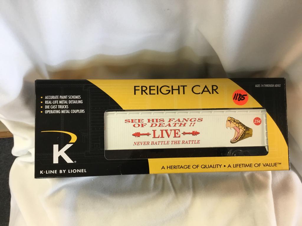 LIONEL LIVE FREIGHT CAR You are bidding on a LIONEL: You are bidding on a LIONEL LIVE FREIGHT CAR. A wonderful addition to your collection!