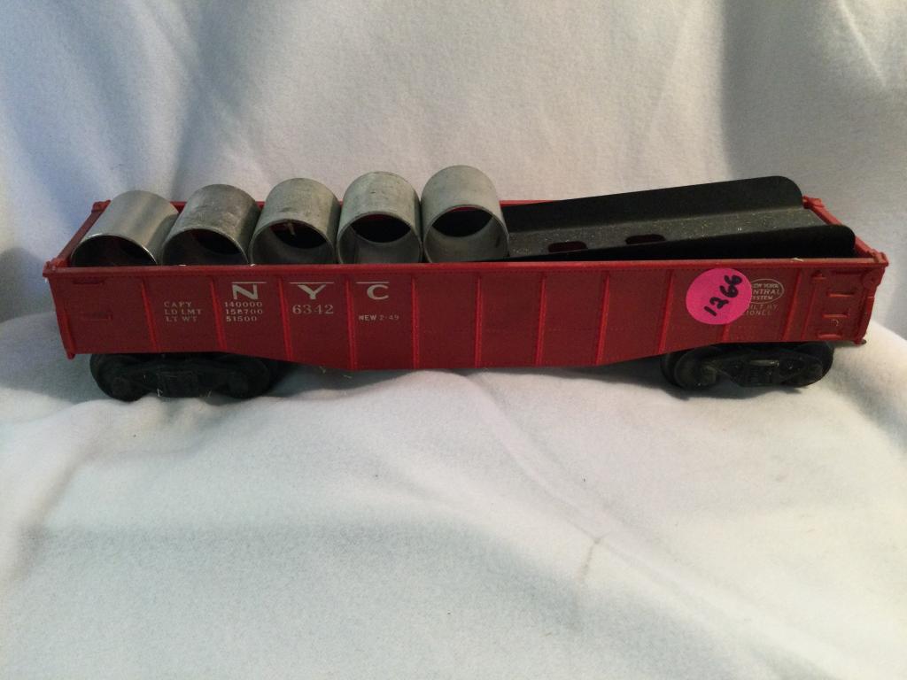 LIONEL NYC #6342 FREIGHT CAR YOU ARE BIDDING ON A: YOU ARE BIDDING ON A LIONEL NYC #6342 FREIGHT CAR... A GREAT ADDITION TO YOUR COLLECTION!