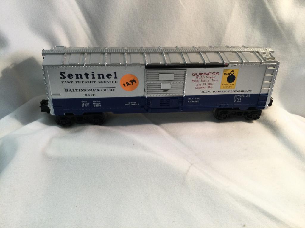 LIONEL SENTINEL #9420 YOU ARE BIDDING ON A LIONEL: YOU ARE BIDDING ON A LIONEL SENTINEL #9420.... A GREAT ADDITION TO YOUR COLLECTION!