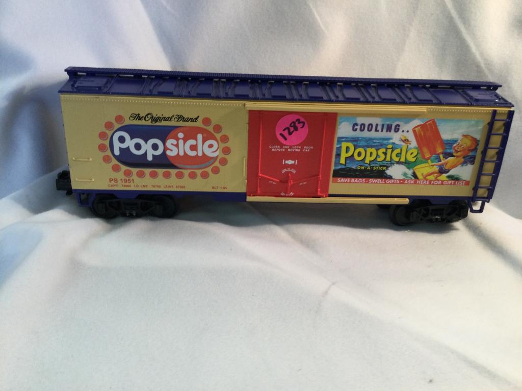 LIONEL POPSICLE BOXCAR YOU ARE BIDDING ON A LIONEL: YOU ARE BIDDING ON A LIONEL POPSICLE BOXCAR... A GREAT ADDITION TO YOUR COLLECTION!