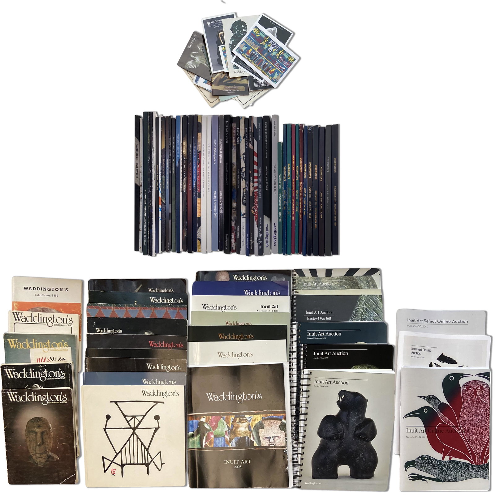 Quantity of Waddington's Auction Catalogues & Ephemera: Quantity of Waddington's Auctioneers & Appraisers Catalogues & Ephemera Lot Includes: Toronto, ON, Waddington’s, The Willi