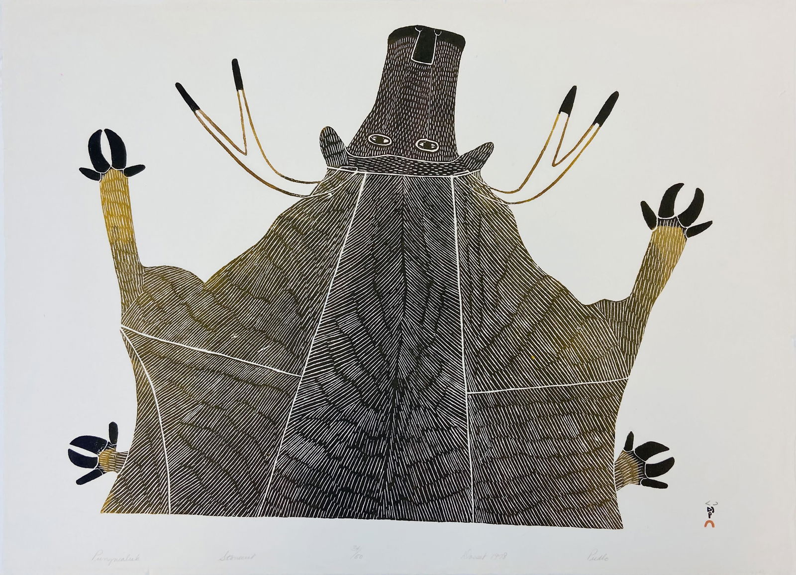 PUDLO PUDLAT, Inuit, Pungnialuk, 1978 (1 of 1)