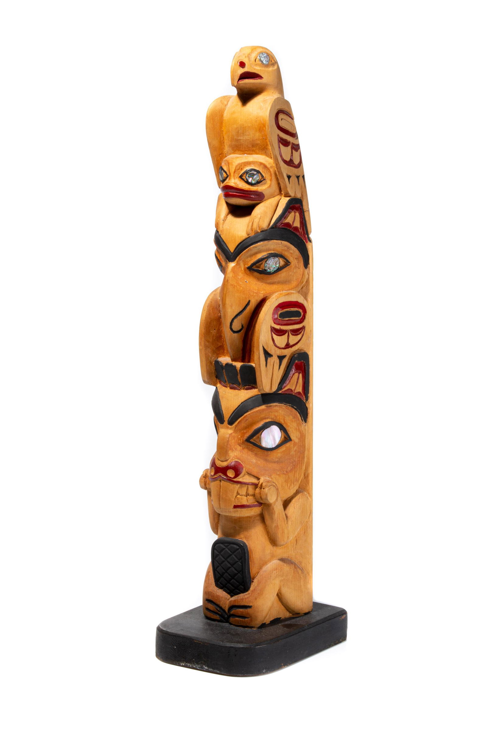 Possibly: DOUG LAFORTUNE SR., Coast Salish, Totem (1 of 2)