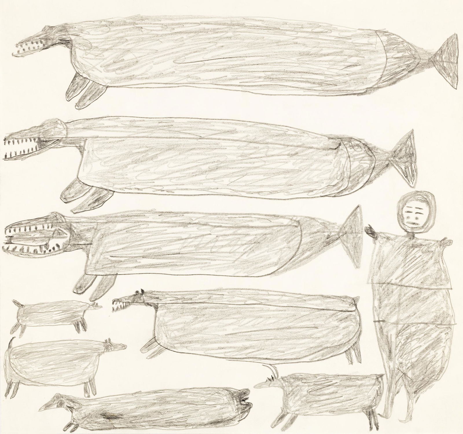PARR, Inuit, Hunter with Animals, 1961 (1 of 1)