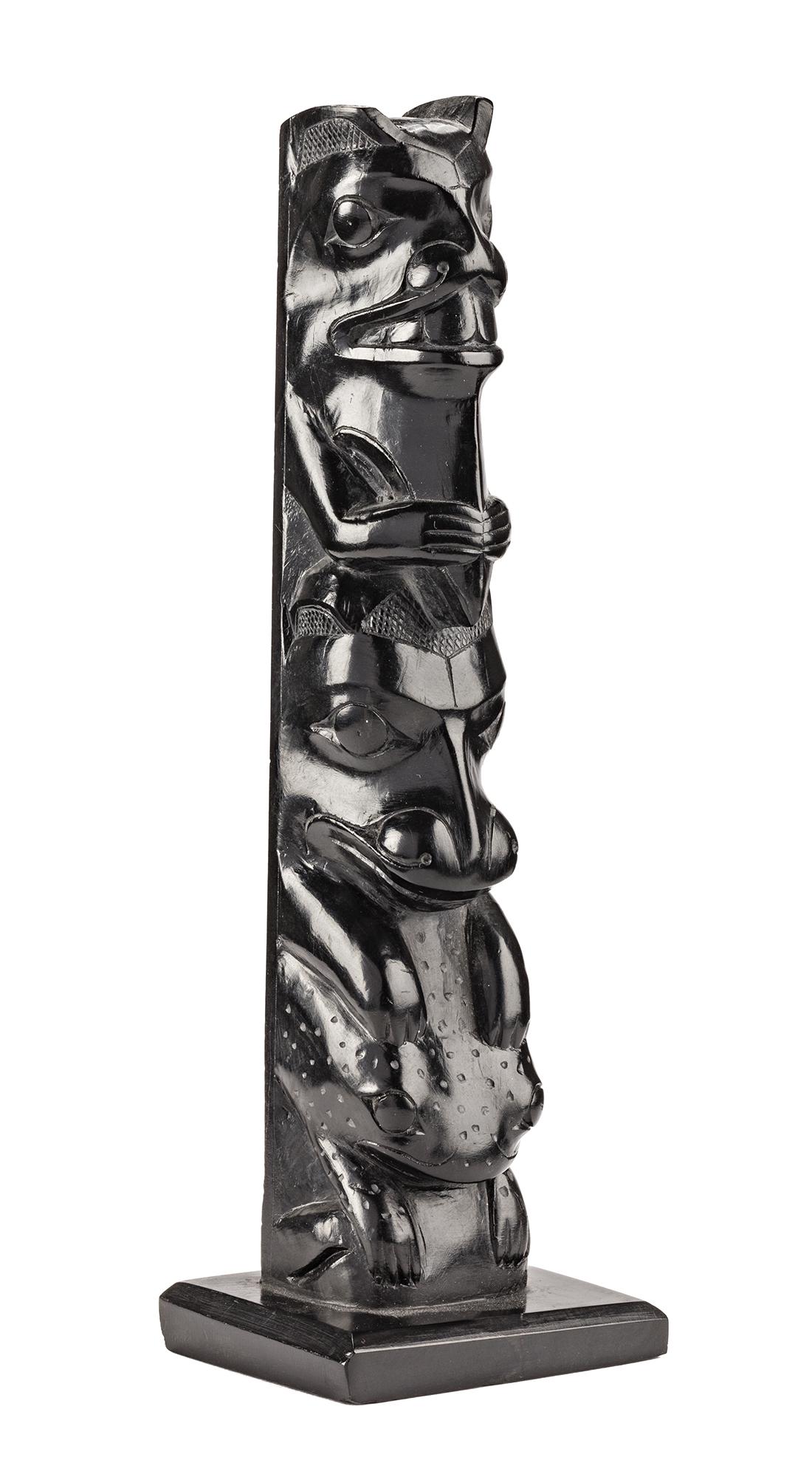 JOHN CROSS, Model Totem Pole, 1910-20 (1 of 6)